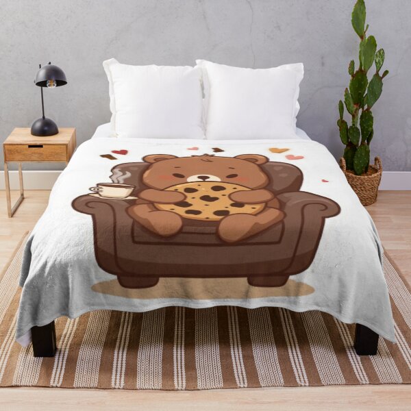 Item preview, Cute Cookie Bear Kawaii Sticker | Cozy Coffee & Cookie Lover Gift designed and sold by Stylestickers55.