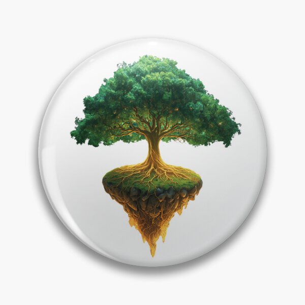 Item preview, Tree of Hope – Floating Crystal Tree Fantasy Digital Art | Vibrant Nature Wall Art designed and sold by ULTIMATE CREATIONS.