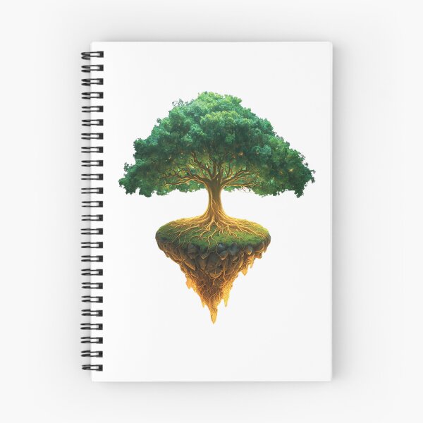 Item preview, Tree of Hope – Floating Crystal Tree Fantasy Digital Art | Vibrant Nature Wall Art designed and sold by ULTIMATE CREATIONS.