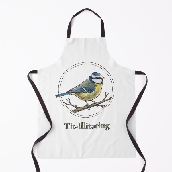 Item preview, Tit-illitating Funny Blue Tit Bird Pun - Birdwatching Pun designed and sold by Neurospicy Trolls.