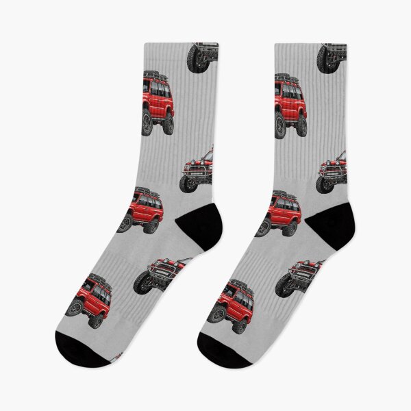 Item preview, Custom Mitsubishi Montero Gen 2 Red Vintage Overland SUV Illustration designed and sold by Motorline44.