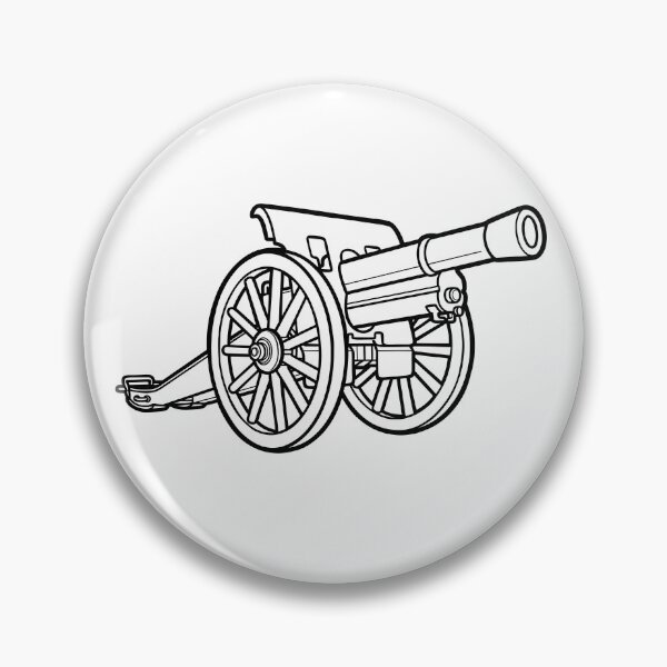 Item preview, Vintage Field Cannon Illustration designed and sold by ArtPer-design.