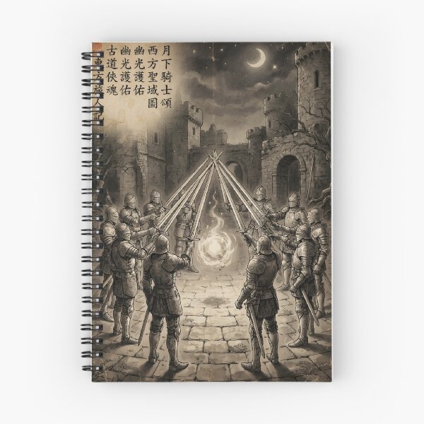 Item preview, The Rite of the Steel Canopy Sumi-e Ink Wash designed and sold by DuckOddity.