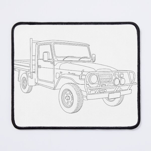 Item preview, Toyota Land Cruiser Pickup Sketch Outline designed and sold by Dimensionality.
