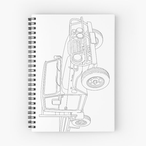 Item preview, Toyota Land Cruiser Pickup Sketch Outline designed and sold by Dimensionality.