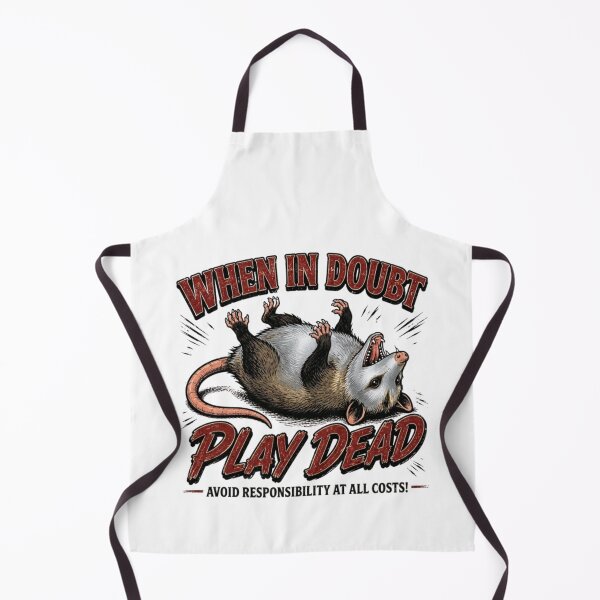 Item preview, When In Doubt Play Dead Opossum Humor designed and sold by Nano-Threads.