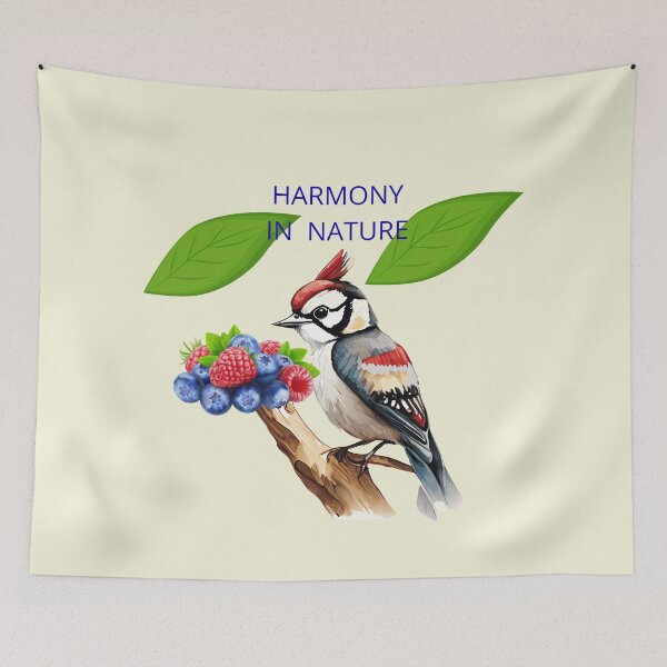 Item preview, Woodpecker in Harmony in Nature designed and sold by DidiDesignShop.