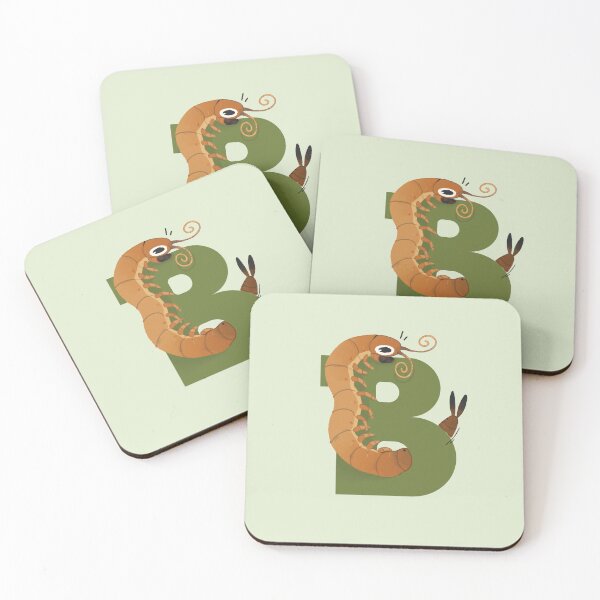 Item preview, Bug ABC - Letter B, Bark Centipede designed and sold by justduwu.