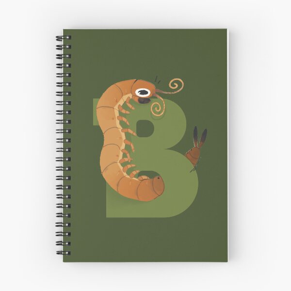 Item preview, Bug ABC - Letter B, Bark Centipede designed and sold by justduwu.
