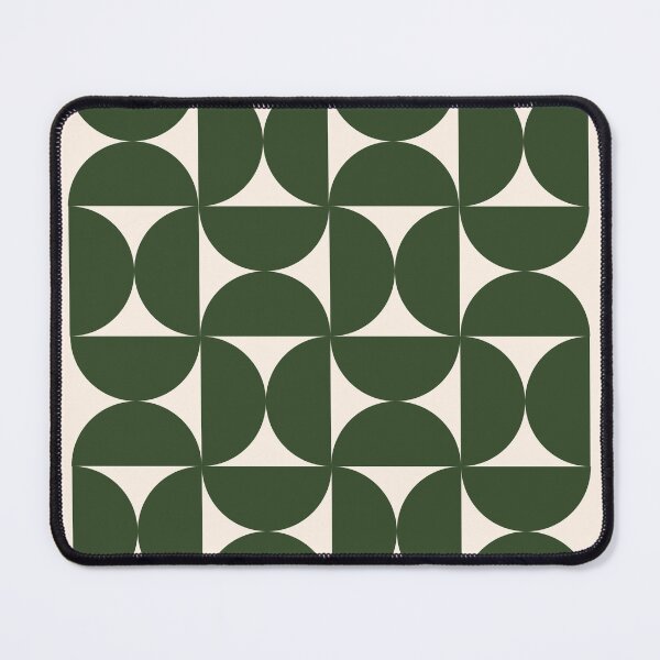 Item preview, Bauhaus Frankfurt Dark Green Geometric Exhibition designed and sold by FaizArtShop.