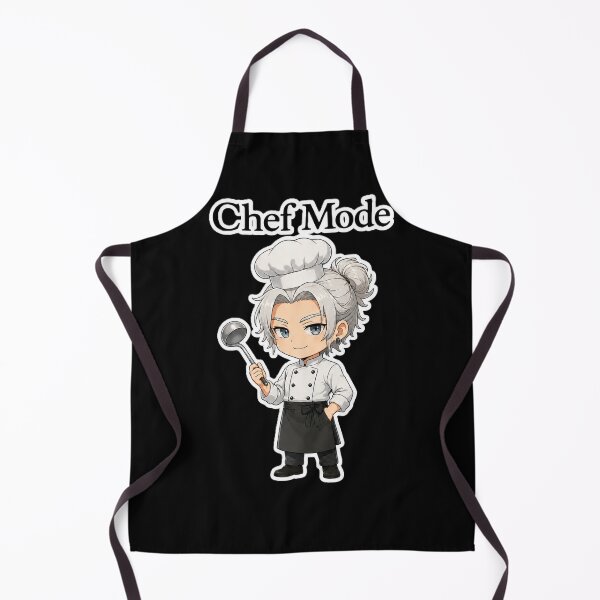 Item preview, Copy of Cute Anime Chef Mode - Funny Cooking Gift black version designed and sold by House of Rein.