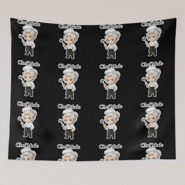 Item preview, Copy of Cute Anime Chef Mode - Funny Cooking Gift black version designed and sold by House of Rein.