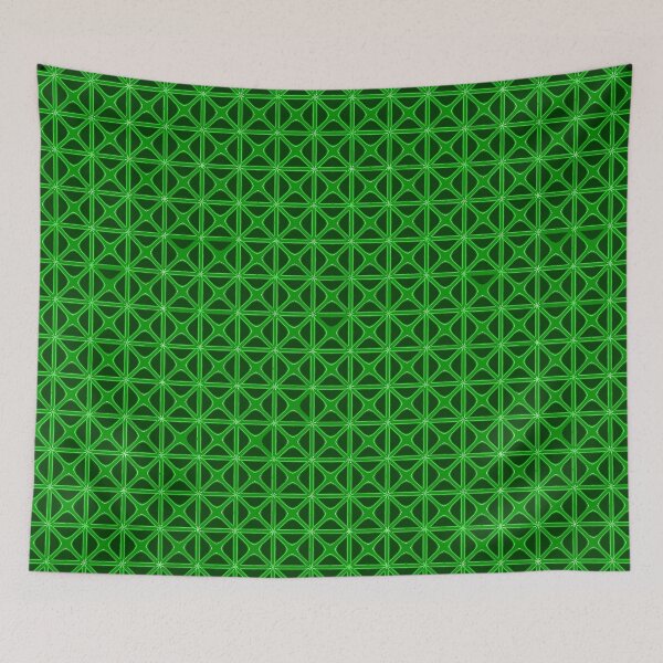 Item preview, Mashrabiya-Style Geometric Pattern Cut Out Green designed and sold by taiche.