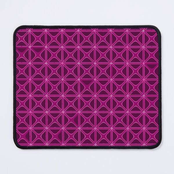 Item preview, Mashrabiya-Style Geometric Pattern Cut Out Fuchsia Red designed and sold by taiche.