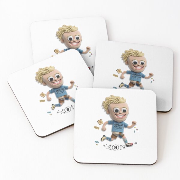 Item preview, Erling Haaland Funny Cartoon Football Star Illustration designed and sold by Nadir071010.