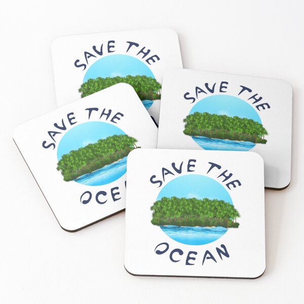 Item preview, Blue Tropical Save The Ocean designed and sold by GraffiTimi.