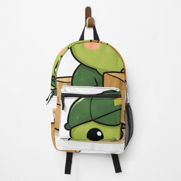Item preview, Cute Frog Delivery Worker Sticker designed and sold by denybz.