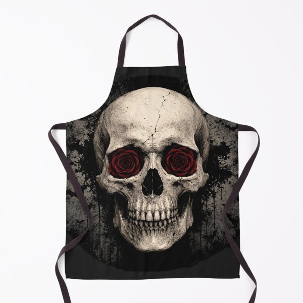 Item preview, Gothic Skull with Red Roses Dark Art designed and sold by Evelashop.