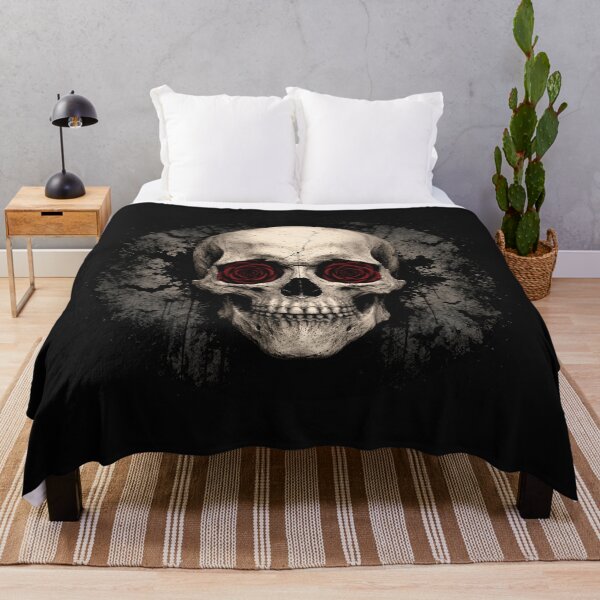 Item preview, Gothic Skull with Red Roses Dark Art designed and sold by Evelashop.