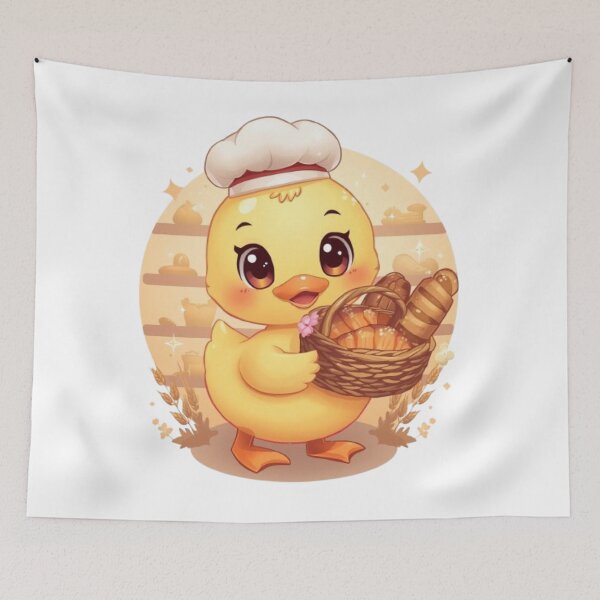 Item preview, Cute Bakery Duck Kawaii Sticker | Adorable Bread Lover Gift designed and sold by Stylestickers55.
