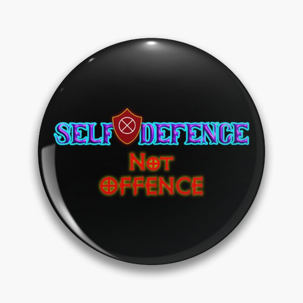 Item preview, Self Defence, Not Offence Motivational Typography Design designed and sold by T2T-ees.