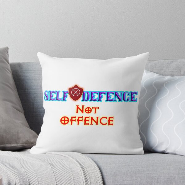 Item preview, Self Defence, Not Offence Motivational Typography Design designed and sold by T2T-ees.