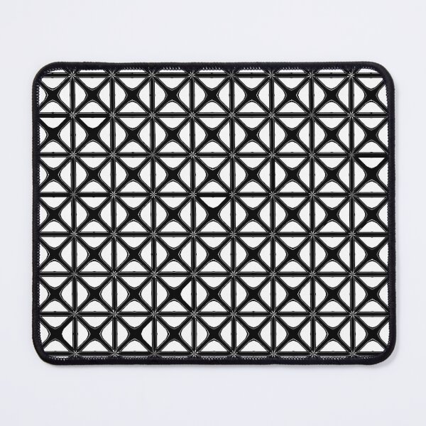 Item preview, Mashrabiya-Style Geometric Pattern Cut Out Black On White designed and sold by taiche.