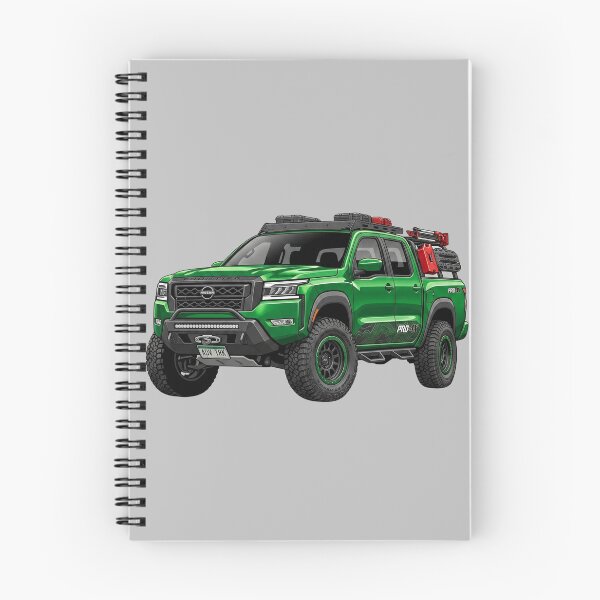 Item preview, Custom Nissan Frontier PRO-4X Green Overland Pickup Truck Illustration designed and sold by Motorline44.