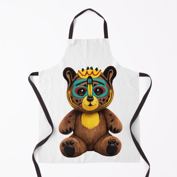 Item preview, Cute Tribal Bear Plush – Colorful Fantasy Animal designed and sold by trpa04.