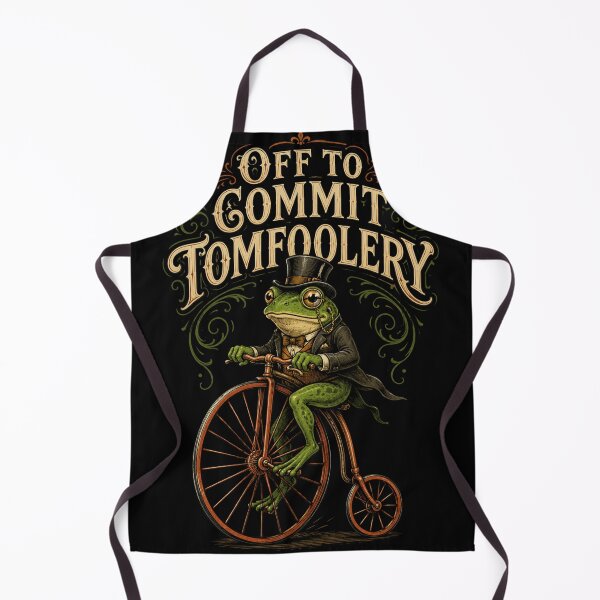 Item preview, Mischievous Frog Gentleman Penny-Farthing Ride designed and sold by Retro Rascals Co..