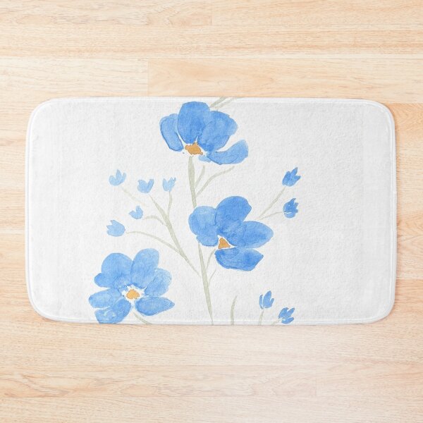 Item preview, The blue flower string watercolor designed and sold by anamgoulart.
