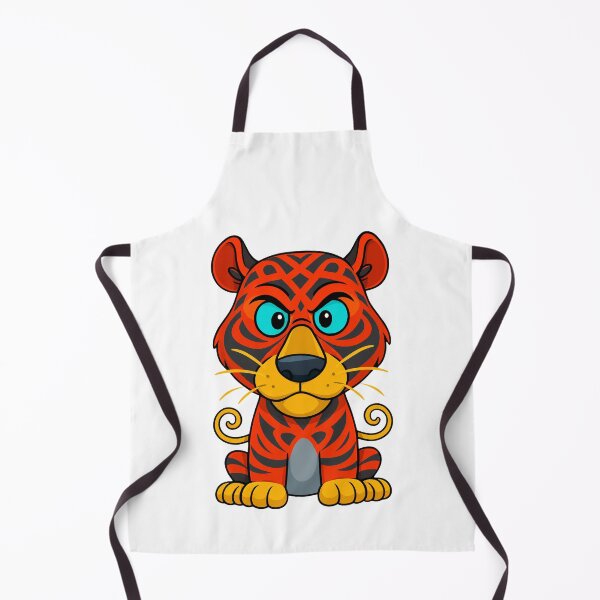 Item preview, Cute Red Tiger Cartoon – Kawaii Colorful Animal designed and sold by trpa04.