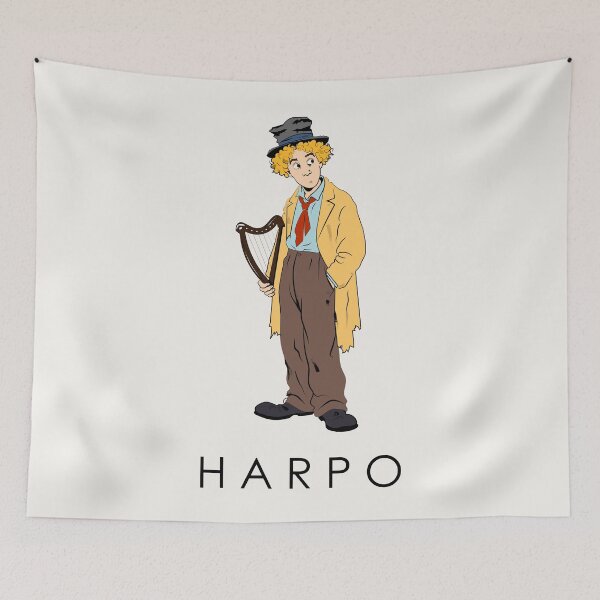 Item preview, Harpo Marx Graphic Illustration | Marx Brothers Tribute designed and sold by FULLER FACTORY.