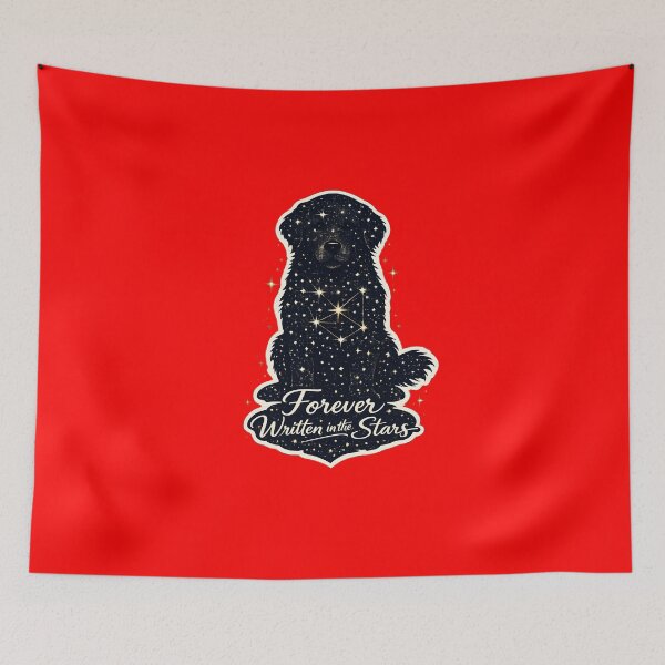 Item preview, Forever Written in the Stars – Celestial Dog Memorial Art, Pet Loss Sympathy Gift, Constellation Design designed and sold by Sahil Randhawa.