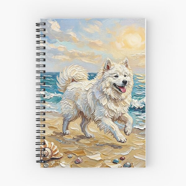 Item preview, Beach Days - Samoyed designed and sold by AjaTrier.