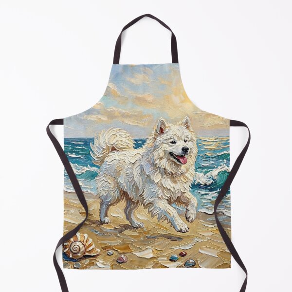 Item preview, Beach Days - Samoyed designed and sold by AjaTrier.