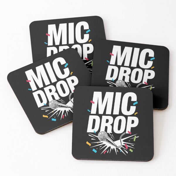 Item preview, Mic Drop – Bold Microphone Rap Hip Hop Design designed and sold by Midnight Veil Designs.