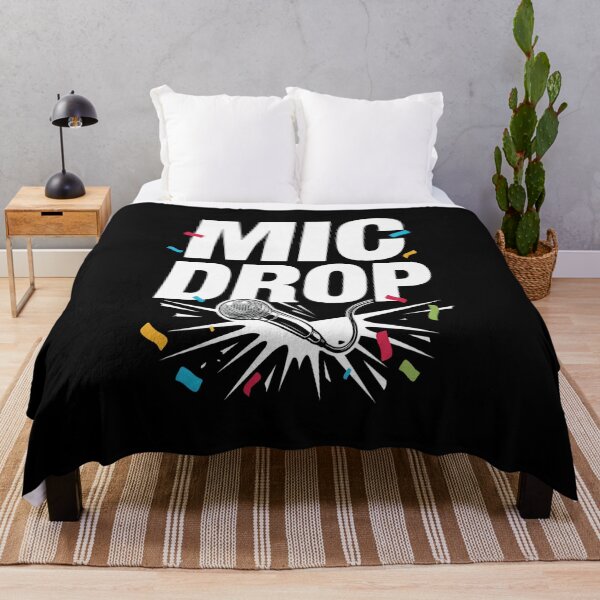 Item preview, Mic Drop – Bold Microphone Rap Hip Hop Design designed and sold by Midnight Veil Designs.