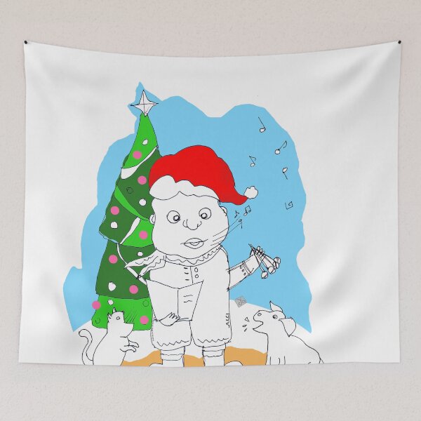 Item preview, Carols Singers - Kid, Cat, Doggy (Original Art by ACCI)  designed and sold by VanyssaGraphics.