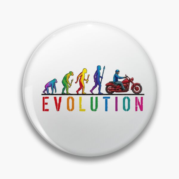 Item preview, Funny Motorcycle Biker Human Evolution Progress designed and sold by Macias123.