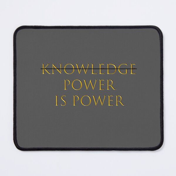 Item preview, Knowledge Is Power - Elegant Gold Typography designed and sold by SandyPlace.