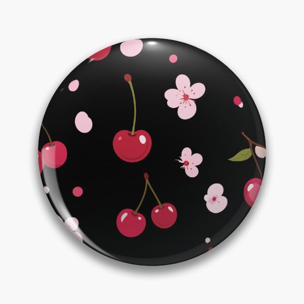 Item preview, Cherry blossom with cherries Pattern designed and sold by Colorsandpixels.