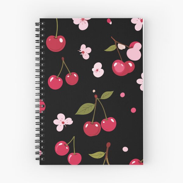 Item preview, Cherry blossom with cherries Pattern designed and sold by Colorsandpixels.