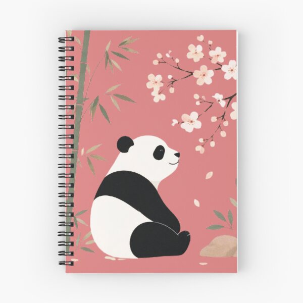 Item preview, Watercolor Panda Bamboo Cherry Blossoms Zen designed and sold by Natalia-Vlad.