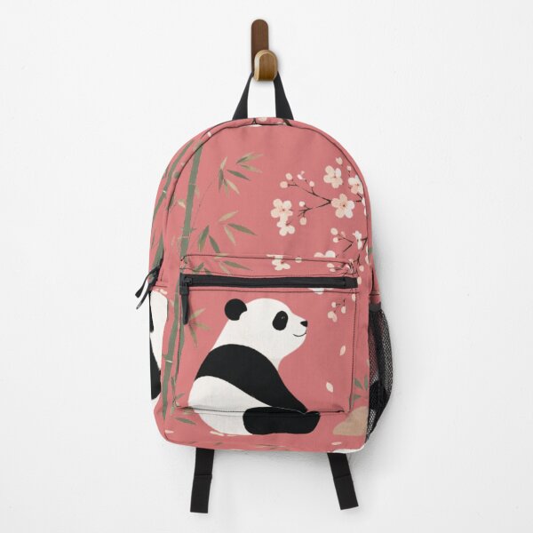 Item preview, Watercolor Panda Bamboo Cherry Blossoms Zen designed and sold by Natalia-Vlad.