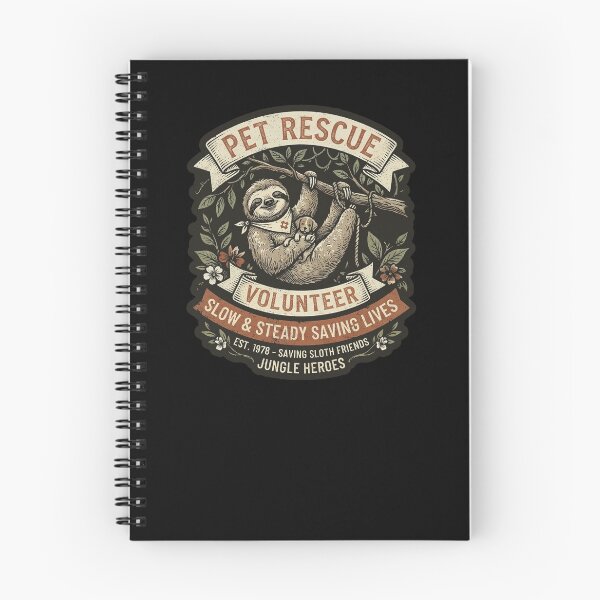Item preview, Pet Rescue Volunteer Sloth Slow & Steady Saving Lives Animal Lover designed and sold by Yellowriversss.