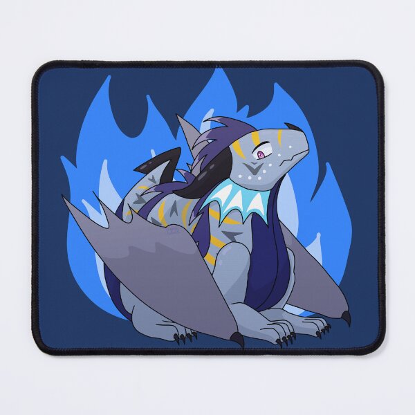 Item preview, Blue Fire Dragon with Flames designed and sold by The Indigo Dragon.