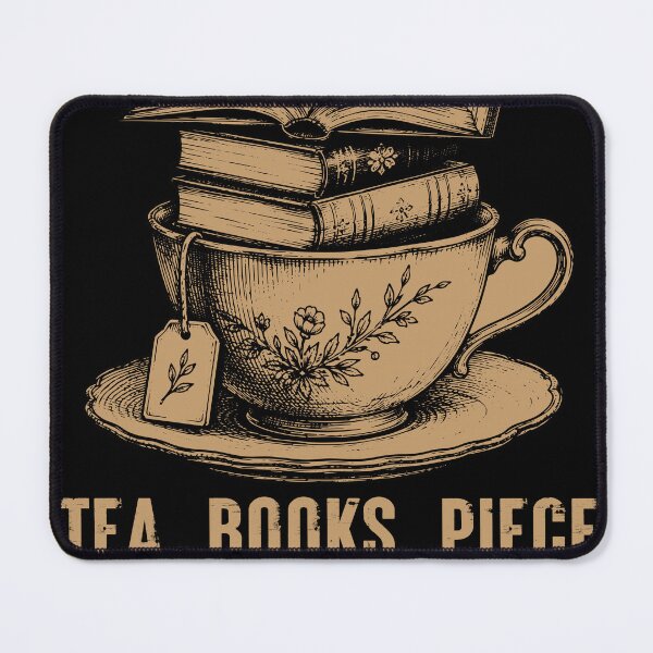 Item preview, Cozy Book Lover & Tea Reader Vintage Design designed and sold by RIZU DESIGN.