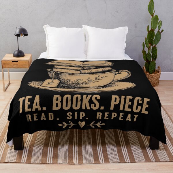 Item preview, Cozy Book Lover & Tea Reader Vintage Design designed and sold by RIZU DESIGN.