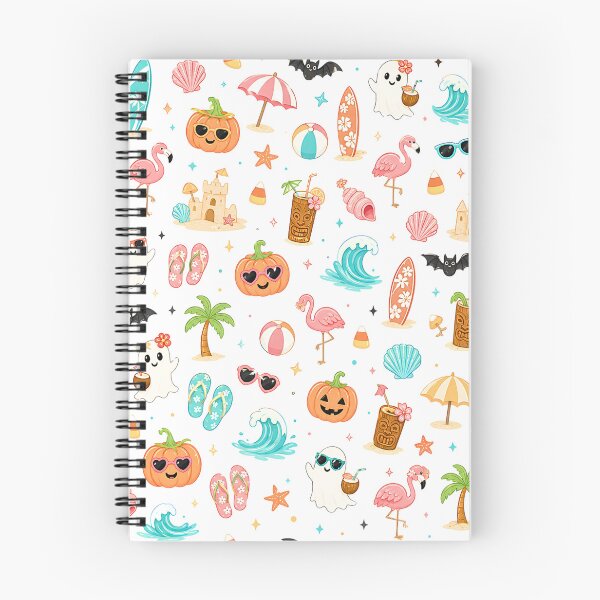 Item preview, Cute Tropical Summerween Halloween Pattern designed and sold by Storybook Botanica.